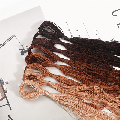 7-8 τμχ/σακούλα Κέντημα μεταξωτό 100% Κλωστή από μετάξι Σπείρα Κέντημα Μικρά ραβδιά Κεντήματος Χεριού Κέντημα Σταυροβελονιά 20μ/τεμ