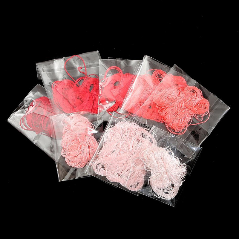 7-8 τμχ/σακούλα Κέντημα μεταξωτό 100% Κλωστή από μετάξι Σπείρα Κέντημα Μικρά ραβδιά Κεντήματος Χεριού Κέντημα Σταυροβελονιά 20μ/τεμ