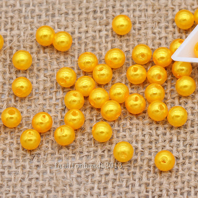 4/6/8/mm Πολλά χρώματα Ακρυλικές Χάντρες Αποστάτης Απομίμηση Πέρλες Στρογγυλές Χαλαρές Χάντρες για Κατασκευή κοσμημάτων Χάντρες με Πέρλες Ενδυμάτων