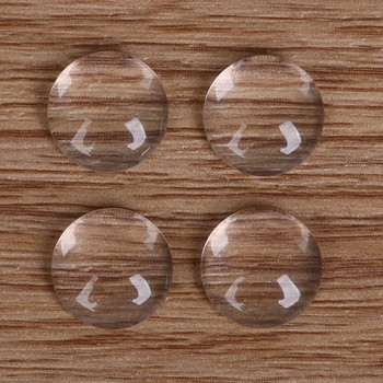 Последен дизайн 8-30 mm прозрачни кръгли кабошони прозрачни епоксидни кръгове за изработка на бижута Аксесоари за рокли 10-50 бр./лот
