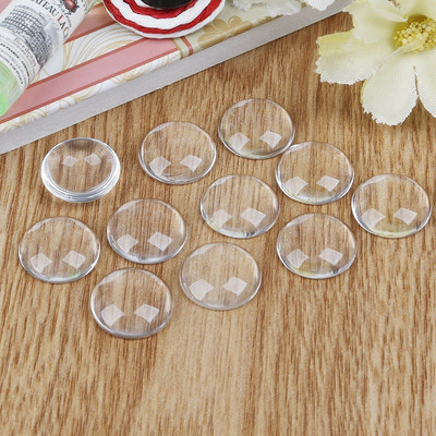 Τελευταία σχεδίαση 8-30mm Διαφανείς στρογγυλοί Cabochon Clear Epoxy Circles For Craft Jewelry Αξεσουάρ φορέματος 10-50 τμχ/Παρτίδα