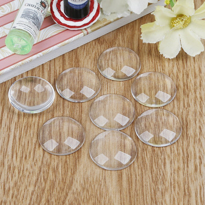 Τελευταία σχεδίαση 8-30mm Διαφανείς στρογγυλοί Cabochon Clear Epoxy Circles For Craft Jewelry Αξεσουάρ φορέματος 10-50 τμχ/Παρτίδα