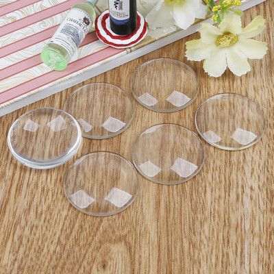 Τελευταία σχεδίαση 8-30mm Διαφανείς στρογγυλοί Cabochon Clear Epoxy Circles For Craft Jewelry Αξεσουάρ φορέματος 10-50 τμχ/Παρτίδα