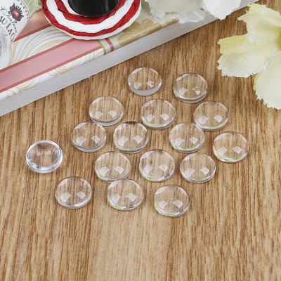 Τελευταία σχεδίαση 8-30mm Διαφανείς στρογγυλοί Cabochon Clear Epoxy Circles For Craft Jewelry Αξεσουάρ φορέματος 10-50 τμχ/Παρτίδα