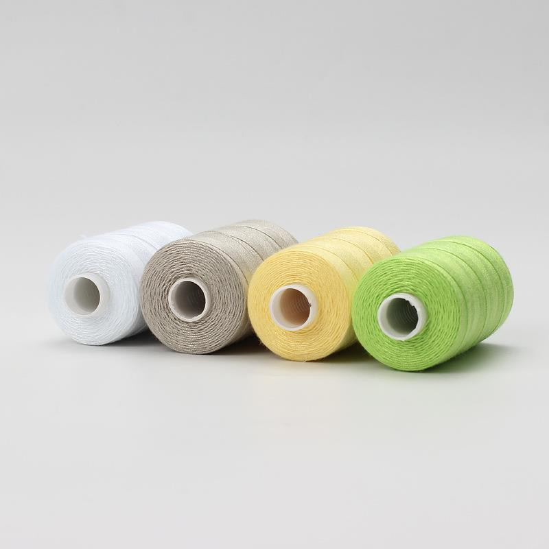 14 krāsas 100% poliestera dzija šūšanas diegu rullīša mašīna ar roku izšūšana 300 metri katra spole Izturīgs mājsaimniecības šūšanas diegs