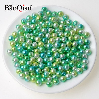 100 τμχ 8 χιλιοστά Στρογγυλές απομιμήσεις ABS μαργαριταρένιες χάντρες για διακόσμηση Λεύκωμα DIY Ραπτική χειροτεχνία Ενδύματα Beadwork Προμήθειες