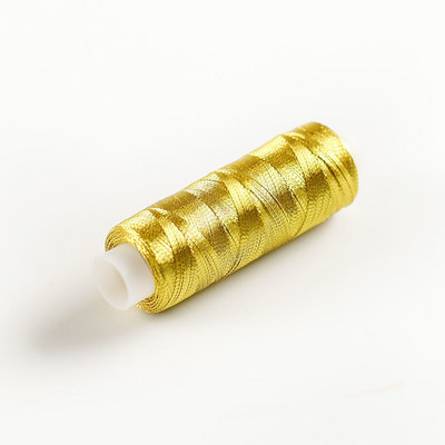 200 fire aur argint ață lumină strălucitoare manuală bricolaj patchwork mașină de cusut de uz casnic ață de cusut