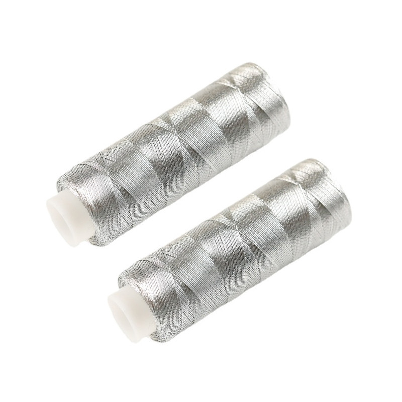 200 fire aur argint ață lumină strălucitoare manuală bricolaj patchwork mașină de cusut de uz casnic ață de cusut