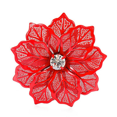 1/6 vnt tuščiaviduriai krištoliniai gėlių servetėlių žiedai virtuvės vakarėliui viešbučiui rankšluosčių laikiklis Kalėdų servetėlių sagčių stalo dekoravimas išmanusis namas