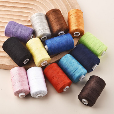 203 Sewing Machine Thread Color And White Household Hand-Stitched Polyester Needle Thread 300 Meter/Roll Home Sewing Accessories