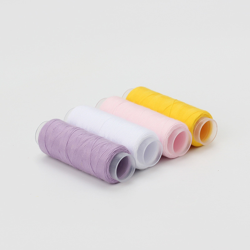 130 metrų / ritininis siuvimo siūlas Poliesterio verpalai Siuvimo siūlai Siuvimo mašina Rankinis siuvinėjimas Patvarus siūlas Namų siuvimo priedai