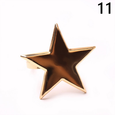 Ziemassvētku salvešu gredzenu turētāji metāla Ziemassvētku vainaga zvans aļņa Ziemassvētku vecīša salvešu turētāji gredzens kāzu banketu viesnīcas vakariņu galda dekors