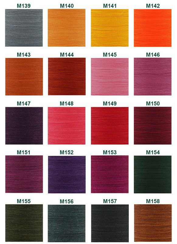 1 vnt. 0,35 mm / 0,45 mm / 0,55 mm odinis vaškuotas siūlas, skirtas rankiniam susiuvimo siūlui plokščia vaškuota siuvimo linija