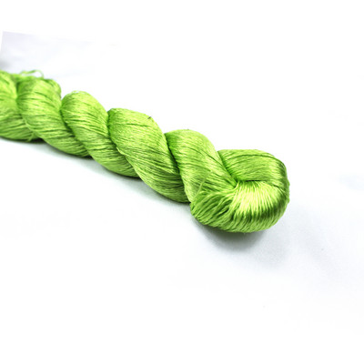 1 vnt 100 % šilko siūlų siuvinėjimas rankomis siuvinėjimas kryželiu 400 m šilko siuvinėjimo siūlai / / Lapų siuvinėjimas / žalia serija