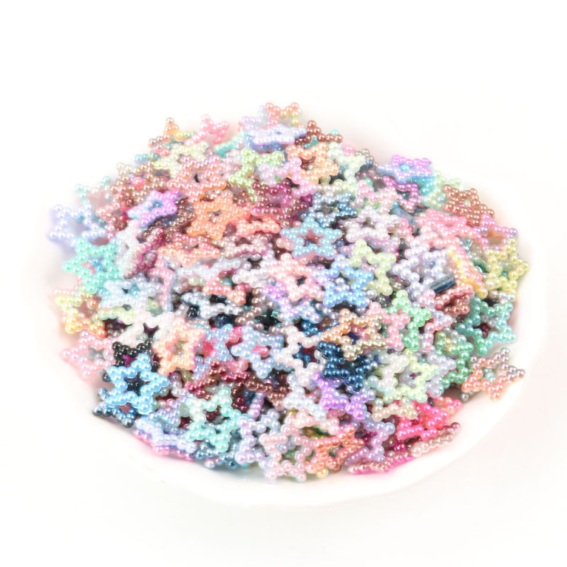 Mixed Cute Haft Star Bowknot Pearl Decoration Crafts Flatback Cabochon Embellishments For Scrapbooking Kawaii DIY αξεσουάρ