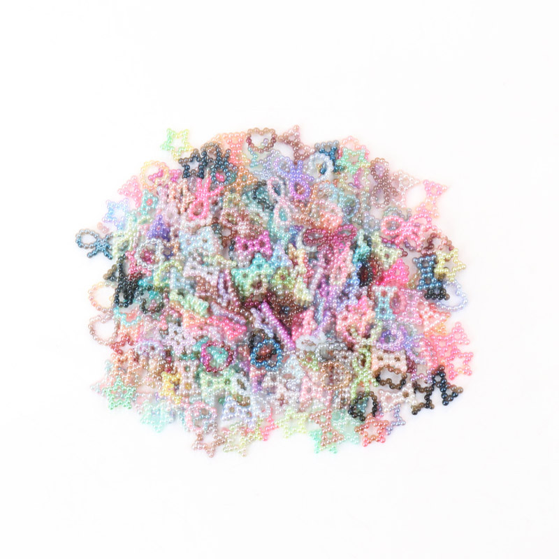 Mixed Cute Haft Star Bowknot Pearl Decoration Crafts Flatback Cabochon Embellishments For Scrapbooking Kawaii DIY αξεσουάρ