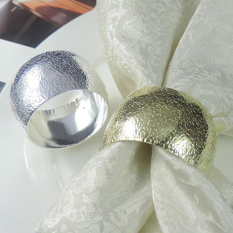 6GAB Salvešu Gredzeni Kāzu ballītes Hotel Serviette Salvete Sprādze Salvešu Turētājs Galda dekors