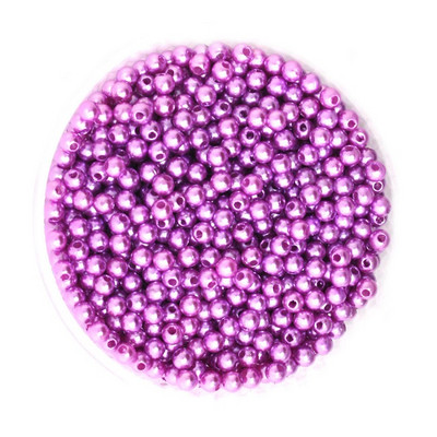 Διάμετρος 4mm/6mm/8mm/10mm Πολύχρωμα Στρογγυλά υψηλής ποιότητας ABS Pearl Bead DIY Craft Fashion Κοσμήματα Αξεσουάρ Χάντρες ενδυμάτων