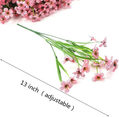 Võltskunstlilled õues kaunistamiseks UV-kindel, ei tuhmu Kunstplasttaimed Aed Veranda aken Köök Kontorilaud