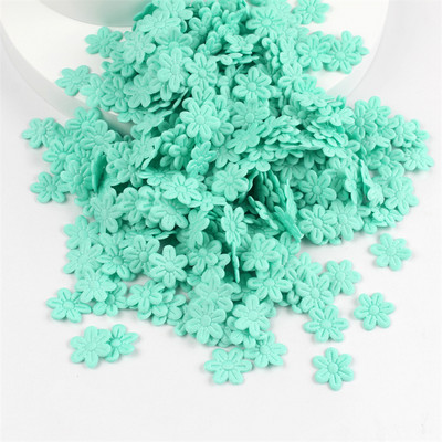 100gab Piecu ziedlapu kāzu ziedu reljefs DIY šūšana Amatniecība Bērnu matu aksesuāri Rotaslietas Auduma Uzlīmes Festivāla dekors