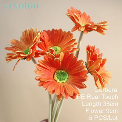 Silikona tulpju (3 ziedi + 2 pumpuri) pušķis Real Touch augstas kvalitātes 27 krāsu Calla mājas dekorēšana mākslīgo ziedu kāzas INDIGO