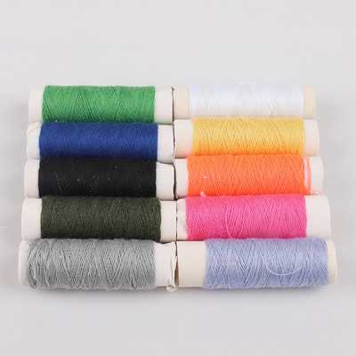 10pcs/set 20M Sewing Thread Polyester Thread Set Strong And Durable Sewing Threads for Hand Stitching Machine Sewing Thread