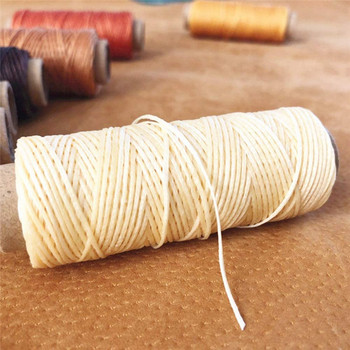 MIUSIE Colorful 150D 12/30/50M Leather Sewing Waxed Thread Leather Craft DIY Swing Stittching Κλωστή για ραπτική Δερμάτινη