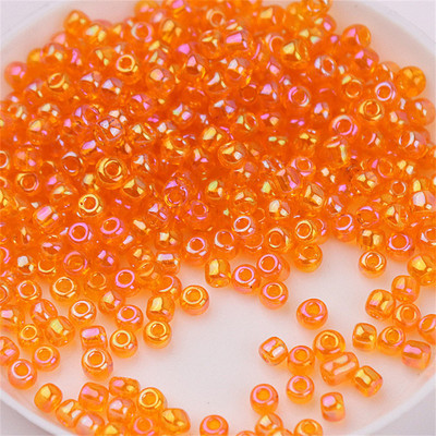 Daudzizmēru 1,5–4 mm stikla rīsu krelles burvju krāsas caurspīdīgas imitācijas Nissan krāsu izkaisītas krelles, kas izgatavotas ar savām rokām, pušķu aksesuāri