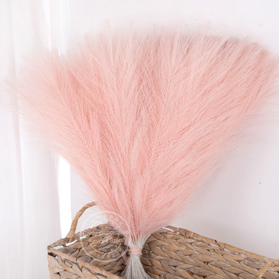 15/30 τεμ. Τεχνητό μπουκέτο με γρασίδι Pampas Διακόσμηση γαμήλιου πάρτι για το σπίτι σαλονιού Ψεύτικο φυτό 43cm Αποξηραμένο λουλούδι Καλάμι DIY Βάζο