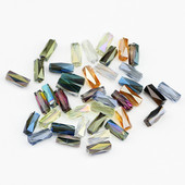 Mărgele de cristal austriac dreptunghiular 6x13mm Mărgele libere din sticlă de formă pătrată de înaltă calitate pentru realizarea de bijuterii brățări DIY