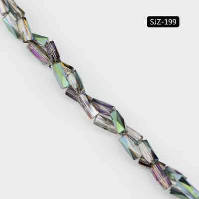 Mărgele de cristal austriac dreptunghiular 6x13mm Mărgele libere din sticlă de formă pătrată de înaltă calitate pentru realizarea de bijuterii brățări DIY