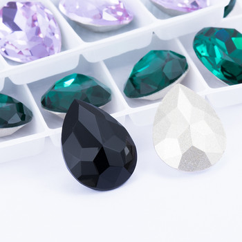 Bright Crystal Drop k9 Glass Rhinestone Accessories Craft Gem Коледно облекло Dress Jewelry Decoration for Diy Beads Craft
