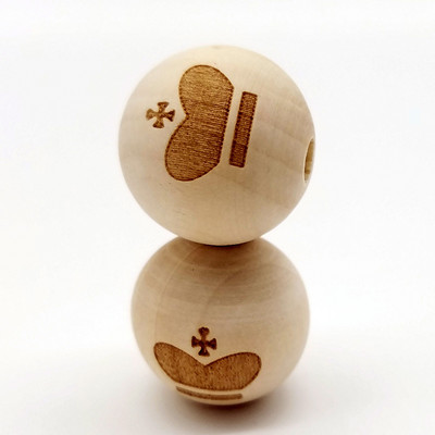 10 gab. 20 mm grebuma raksts koka krelles dabiskas krāsas apaļas formas zvaigznes smaida raksts mājas DIY roku darbs bērnu amatniecības piederumiem