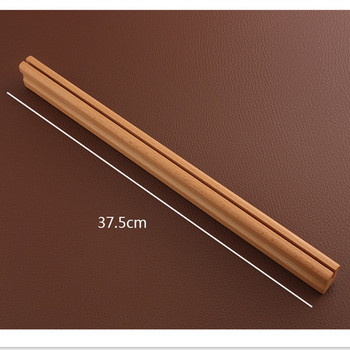 Кожен инструмент Полирана скоба от масивна дървесина Ръчна странична омаслена дървена щипка Обработка за Направи си сам инструмент за изработка на кожа