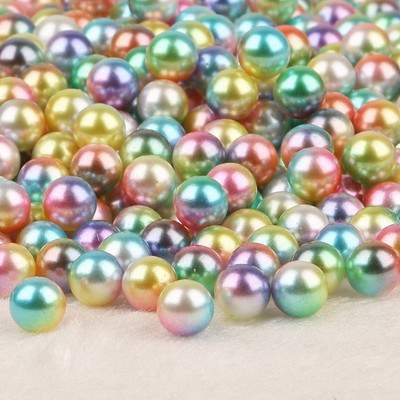 Izvēlieties izmēru 4 mm/5 mm/6 mm/8 mm jauktas krāsas, bez cauruma, pērļu krelles, DIY, plastmasas imitācijas pērļu krelles apģērbam, amatniecības mākslas dekorēšanai