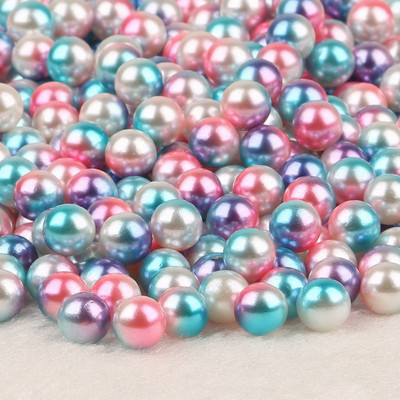 Izvēlieties izmēru 4 mm/5 mm/6 mm/8 mm jauktas krāsas, bez cauruma, pērļu krelles, DIY, plastmasas imitācijas pērļu krelles apģērbam, amatniecības mākslas dekorēšanai