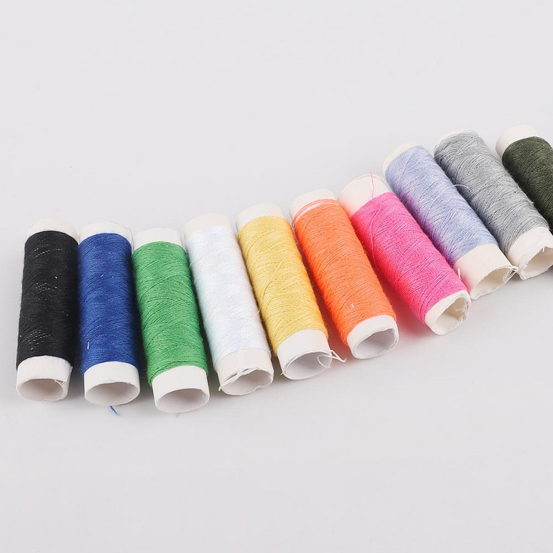 12 vnt/komplektas Poliesteris Patvarus siuvimo mezgimo siūlų ritė rankinio siuvimo mašinos siuvimo siūlai