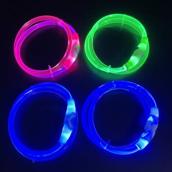 Usb Charge Φωτεινό κολάρο σκύλου Led Night Glowing Battery Πρόληψη της απώλειας σκύλου Αξεσουάρ κουταβιών Προμήθειες άρθρα για κατοικίδια