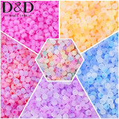 150 gab. 4 mm kaķa acs akmens ledus stikla krelles vaļīgas starplikas sēklu krelles rokdarbi DIY roku darbs piekariņi Rokassprādzes kaklarotas aksesuāri