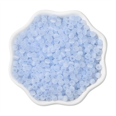 150 gab. 4 mm kaķa acs akmens ledus stikla krelles vaļīgas starplikas sēklu krelles rokdarbi DIY roku darbs piekariņi Rokassprādzes kaklarotas aksesuāri