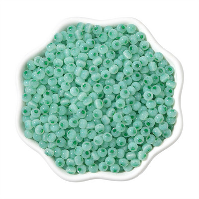 150 gab. 4 mm kaķa acs akmens ledus stikla krelles vaļīgas starplikas sēklu krelles rokdarbi DIY roku darbs piekariņi Rokassprādzes kaklarotas aksesuāri