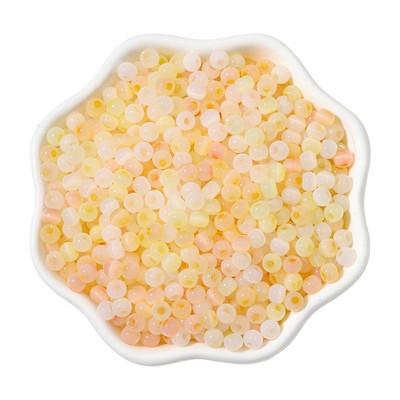 150 gab. 4 mm kaķa acs akmens ledus stikla krelles vaļīgas starplikas sēklu krelles rokdarbi DIY roku darbs piekariņi Rokassprādzes kaklarotas aksesuāri