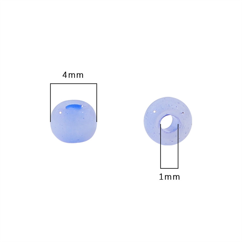 150 gab. 4 mm kaķa acs akmens ledus stikla krelles vaļīgas starplikas sēklu krelles rokdarbi DIY roku darbs piekariņi Rokassprādzes kaklarotas aksesuāri