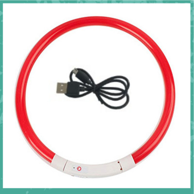 USB uzlādes LED suņu kakla siksna, kas ir pret pazaudēšanu/izvairās no autoavārijas apkakles suņiem kucēniem Suņu kakla siksnām, LED piederumiem, mājdzīvnieku produktiem