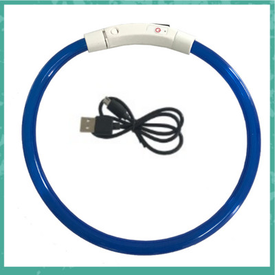 USB uzlādes LED suņu kakla siksna, kas ir pret pazaudēšanu/izvairās no autoavārijas apkakles suņiem kucēniem Suņu kakla siksnām, LED piederumiem, mājdzīvnieku produktiem