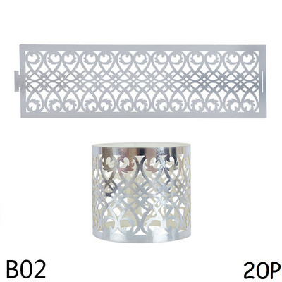 10/20 gab Dobs papīra salvešu gredzens, sprādzes, dvieļu gredzens dzimšanas dienas kāzām mājas ballīšu galdam, salvešu turētāja dekors, darbvirsmas darbs