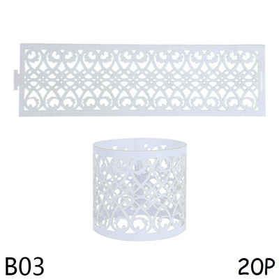 10/20 gab Dobs papīra salvešu gredzens, sprādzes, dvieļu gredzens dzimšanas dienas kāzām mājas ballīšu galdam, salvešu turētāja dekors, darbvirsmas darbs