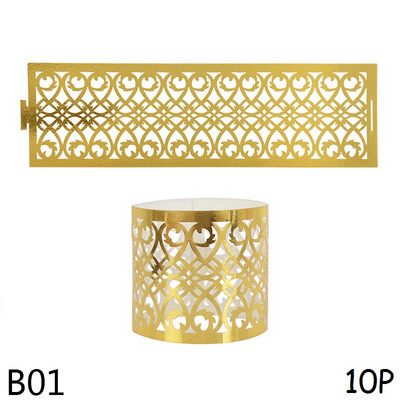 10/20 gab Dobs papīra salvešu gredzens, sprādzes, dvieļu gredzens dzimšanas dienas kāzām mājas ballīšu galdam, salvešu turētāja dekors, darbvirsmas darbs