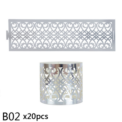 10/20gb Salvešu gredzens Zelta Sudraba Kāzu Pasākumu Galda Noformējums Salvešu Dvieļu Gredzena Turētājs Princeses Prinča Rhinestone ballītes piederumi