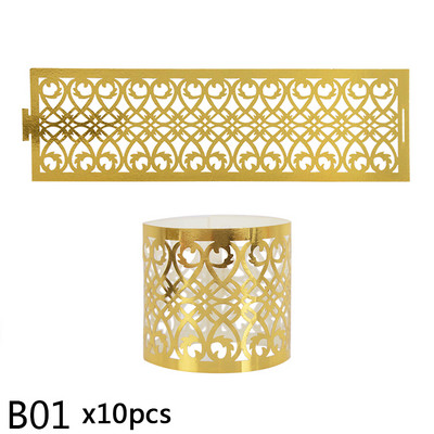 10/20gb Salvešu gredzens Zelta Sudraba Kāzu Pasākumu Galda Noformējums Salvešu Dvieļu Gredzena Turētājs Princeses Prinča Rhinestone ballītes piederumi